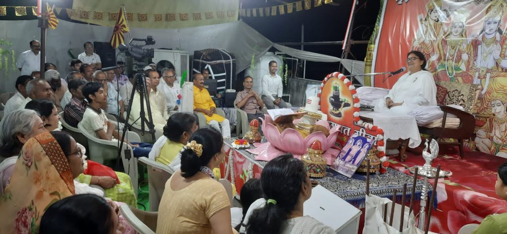 *ब्रह्माकुमारी सेवाकेन्द्र राजकिशोरनगर मे रामनवमी बडे हर्षोल्लास से मनाया*