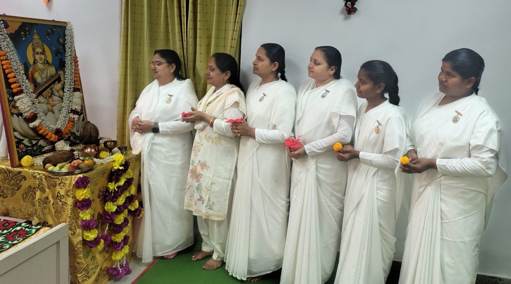 ज्ञान, पवित्रता व विवेक की प्रतिमूर्ति हैं माँ सरस्वती- ब्रह्माकुमारी मंजू दीदी*