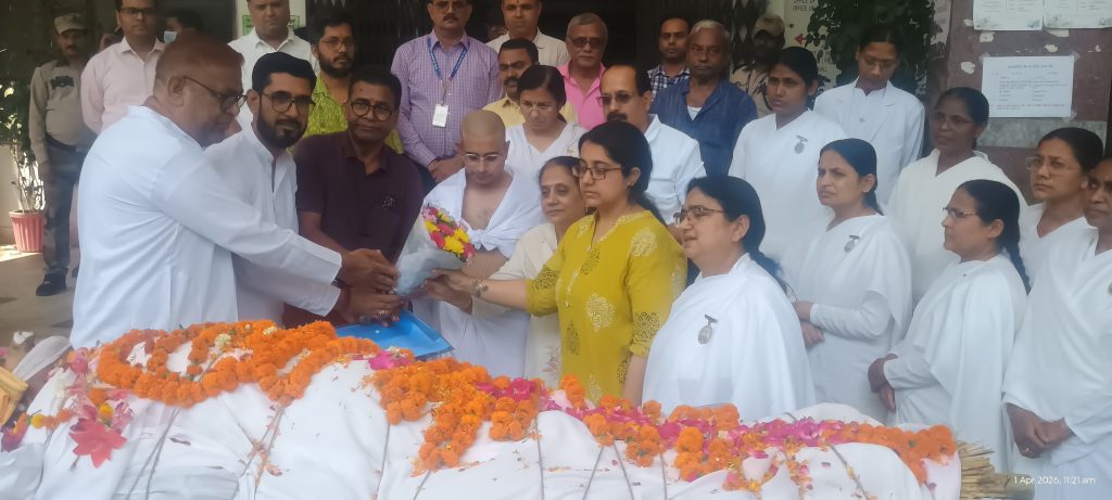 ब्रह्माकुमारीज़ टिकरापारा से जुड़े आरएसएस कार्यकर्ता सुशील भाई सगदेव की भावभीनी विदाई*